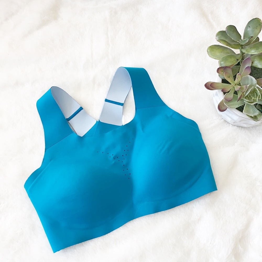 Brooks Blue Racerback Sports Bra
